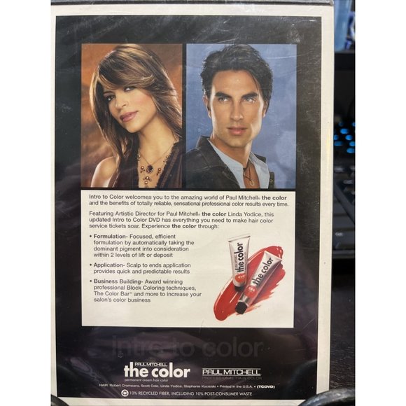 Paul Mitchell Intro to Color featuring Linda Yodice DVD 521 NEW Sealed - Picture 2 of 4